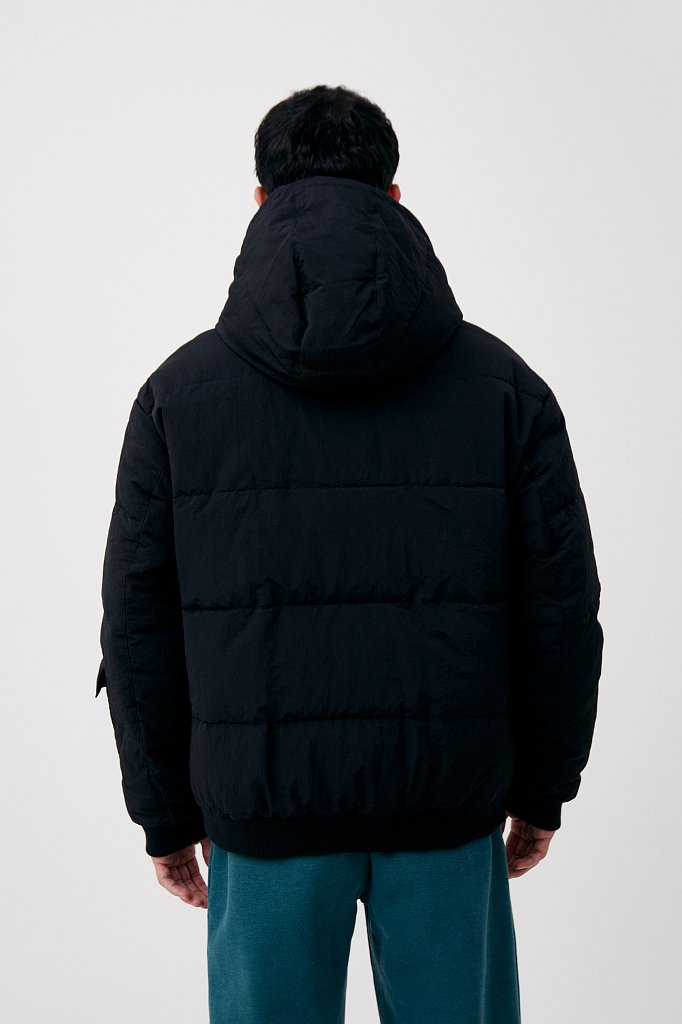 Куртка утепленная с капюшоном, Модель FAB21041, Фото №4