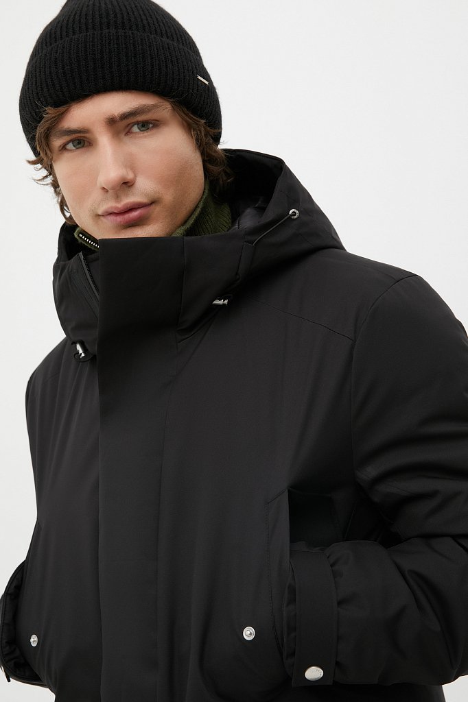 Куртка утепленная с капюшоном, Модель FAB21044, Фото №7