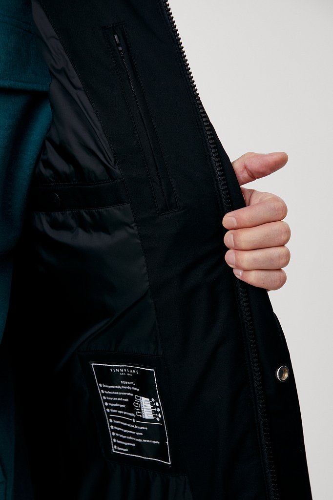 Куртка утепленная прямого силуэта, Модель FAB21045, Фото №4