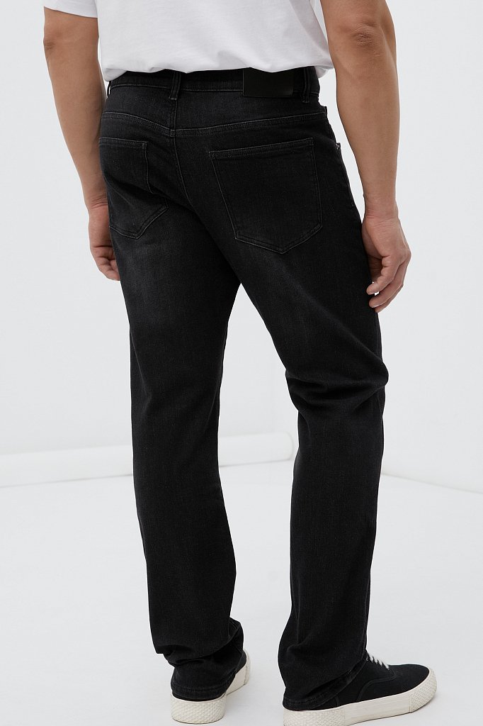 Утепленные джинсы straight fit мужские, Модель FAB25004, Фото №5