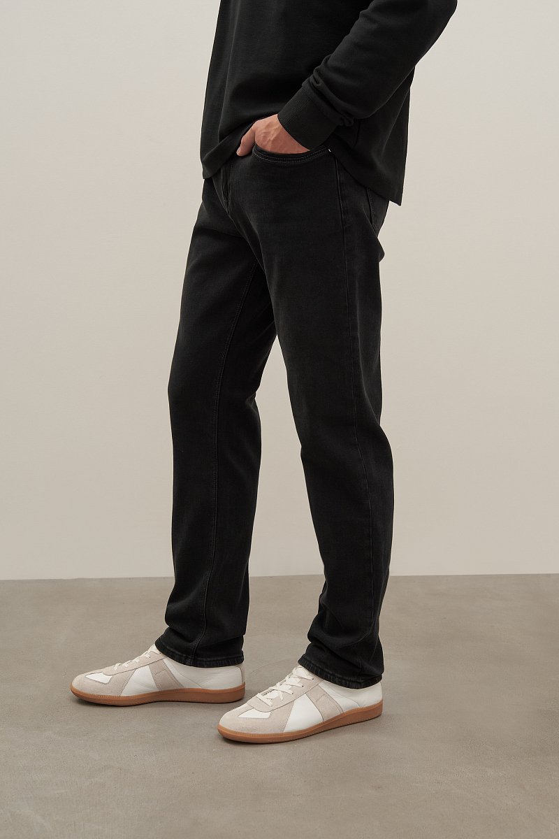 Классические прямые мужские джинсы comfort fit, Модель FAB25011, Фото №4