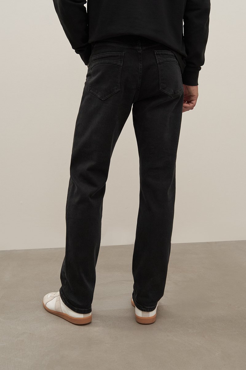 Классические прямые мужские джинсы comfort fit, Модель FAB25011, Фото №5