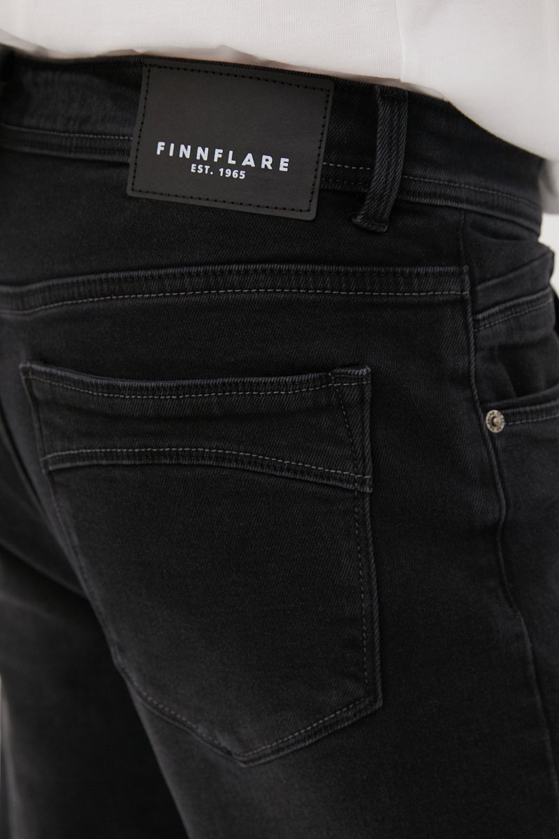 Классические прямые мужские джинсы comfort fit, Модель FAB25011, Фото №6