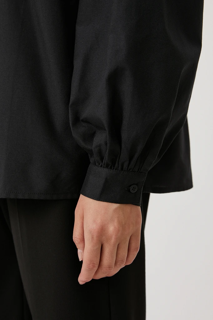 Рубашка женская oversize с объемными рукавами, Модель FAB110114, Фото №5