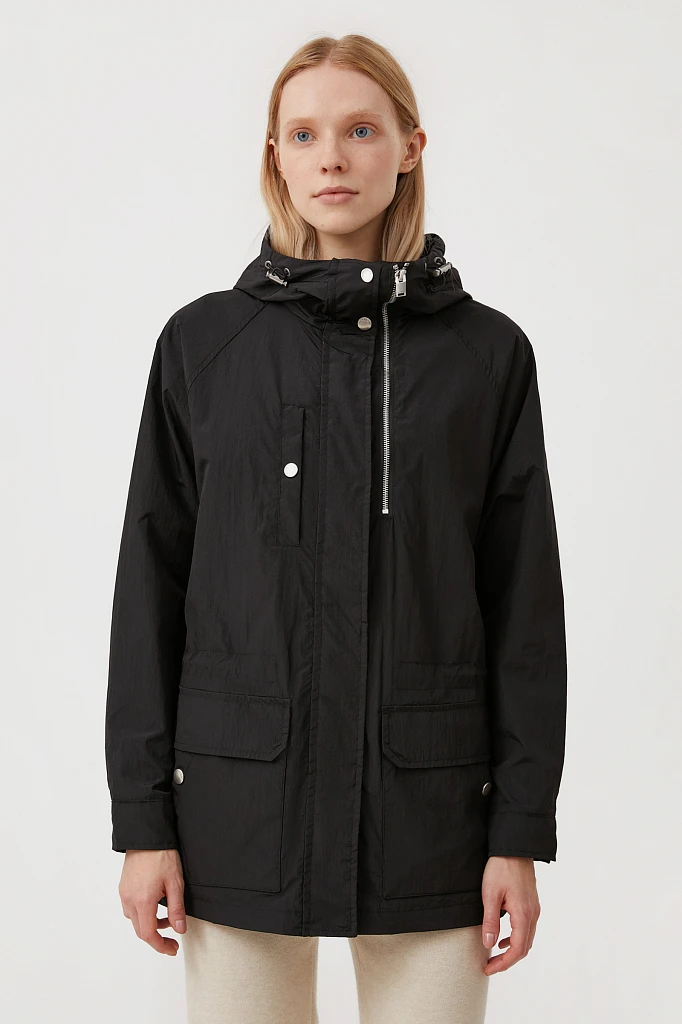 Ветровка женская oversize c резинкой на талии, Модель FAB110198, Фото №1