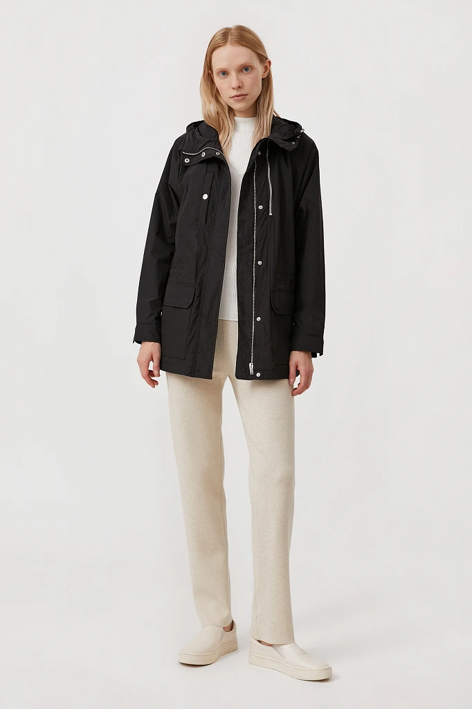 Ветровка женская oversize c резинкой на талии, Модель FAB110198, Фото №2