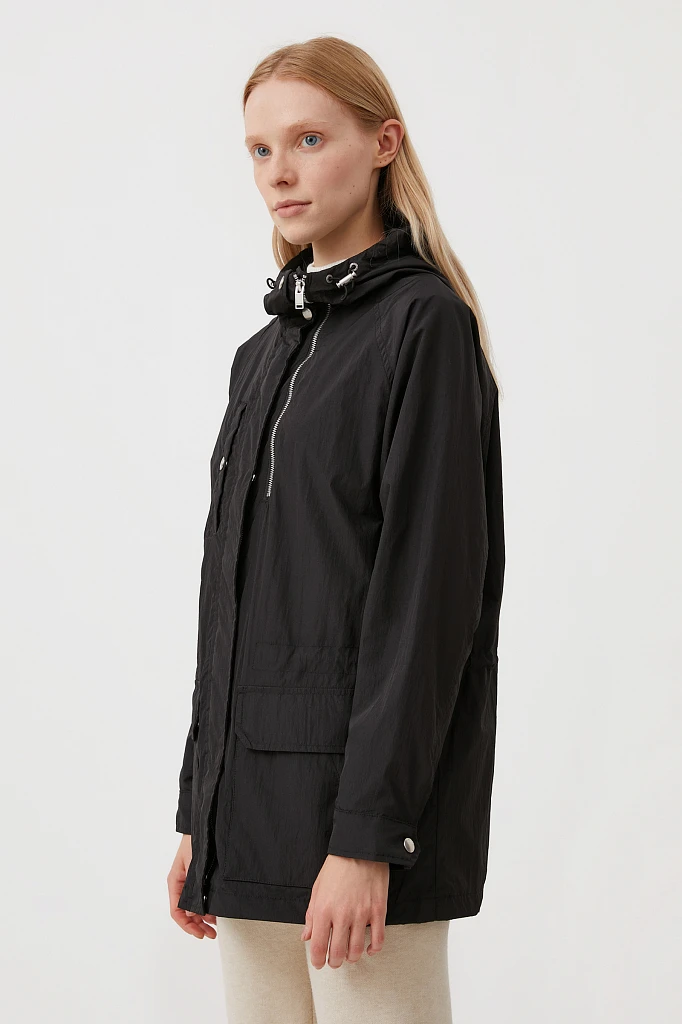 Ветровка женская oversize c резинкой на талии, Модель FAB110198, Фото №3
