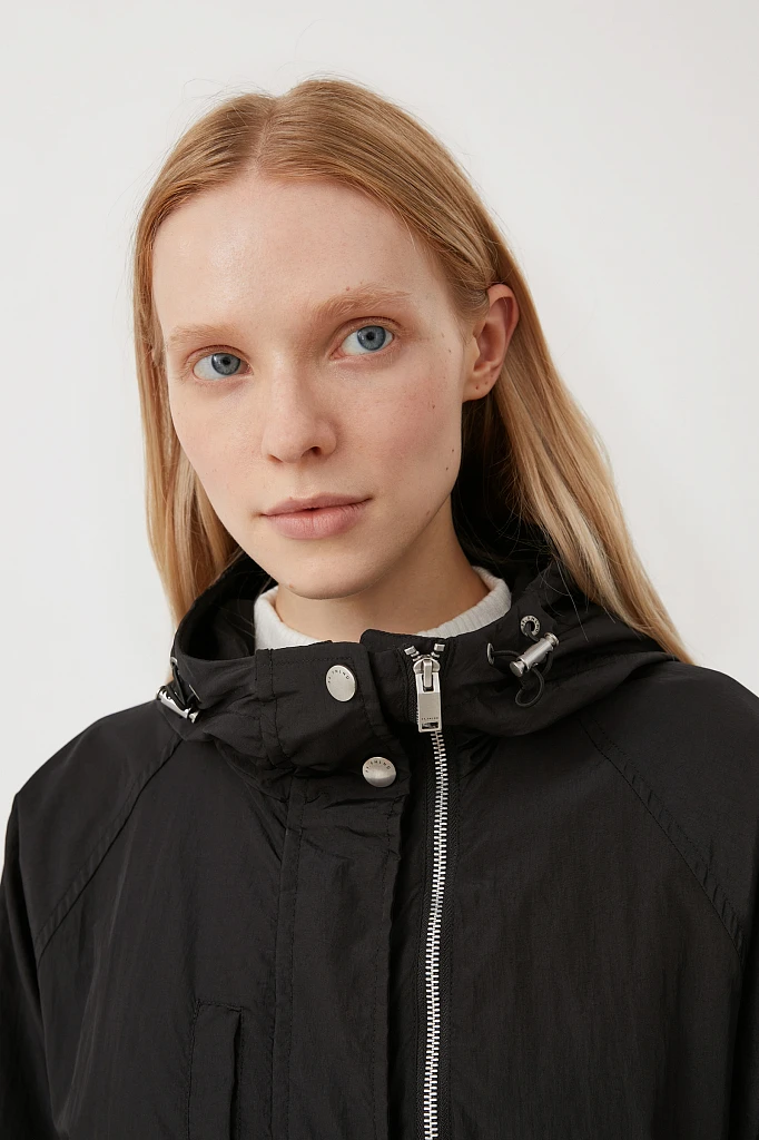 Ветровка женская oversize c резинкой на талии, Модель FAB110198, Фото №6