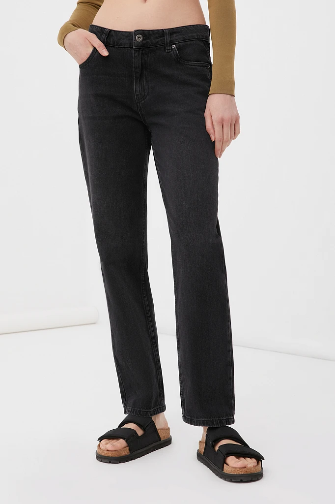 Джинсы straight fit женские, Модель FAB15006, Фото №2