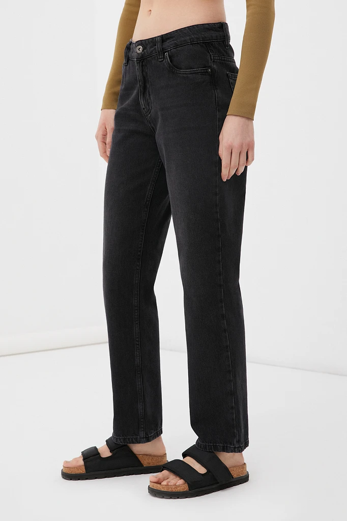 Джинсы straight fit женские, Модель FAB15006, Фото №3