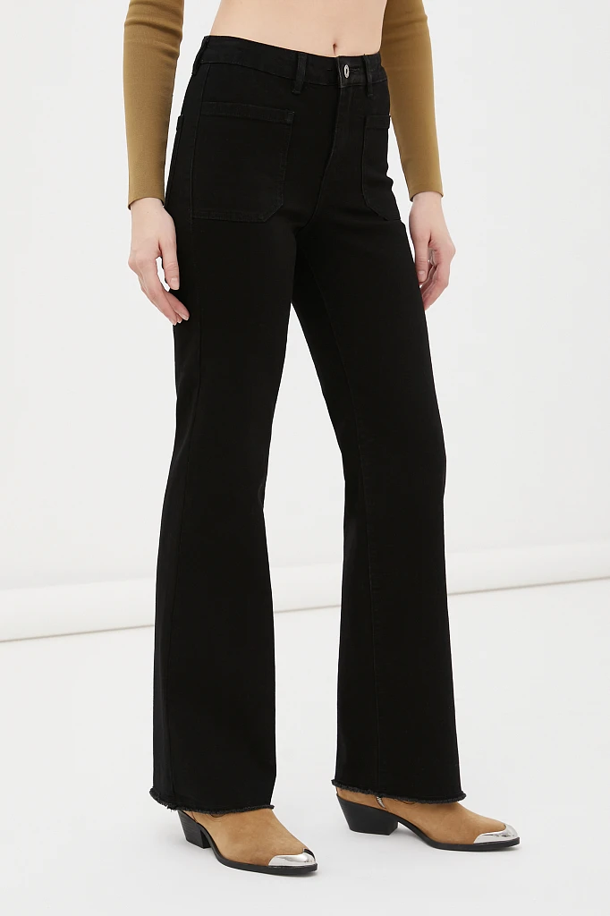 Джинсы straight fit женские, Модель FAB15008, Фото №3