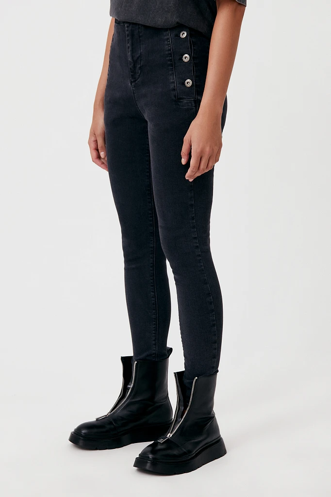 Джинсы skinny fit женские, Модель FAB15010, Фото №3