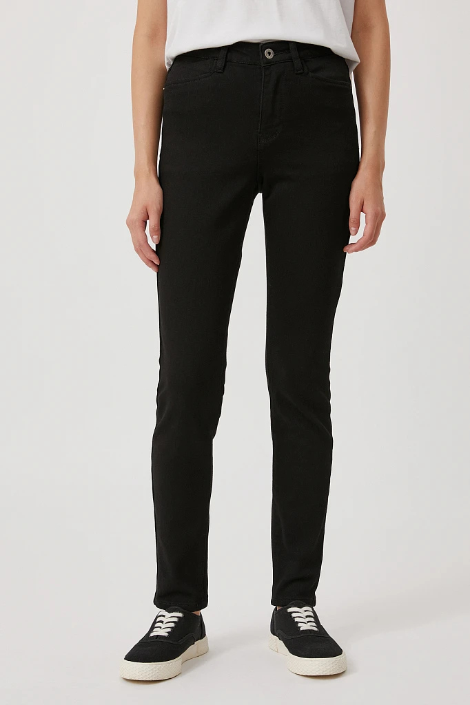 Утепленные джинсы slim fit женские, Модель FAB15022, Фото №2