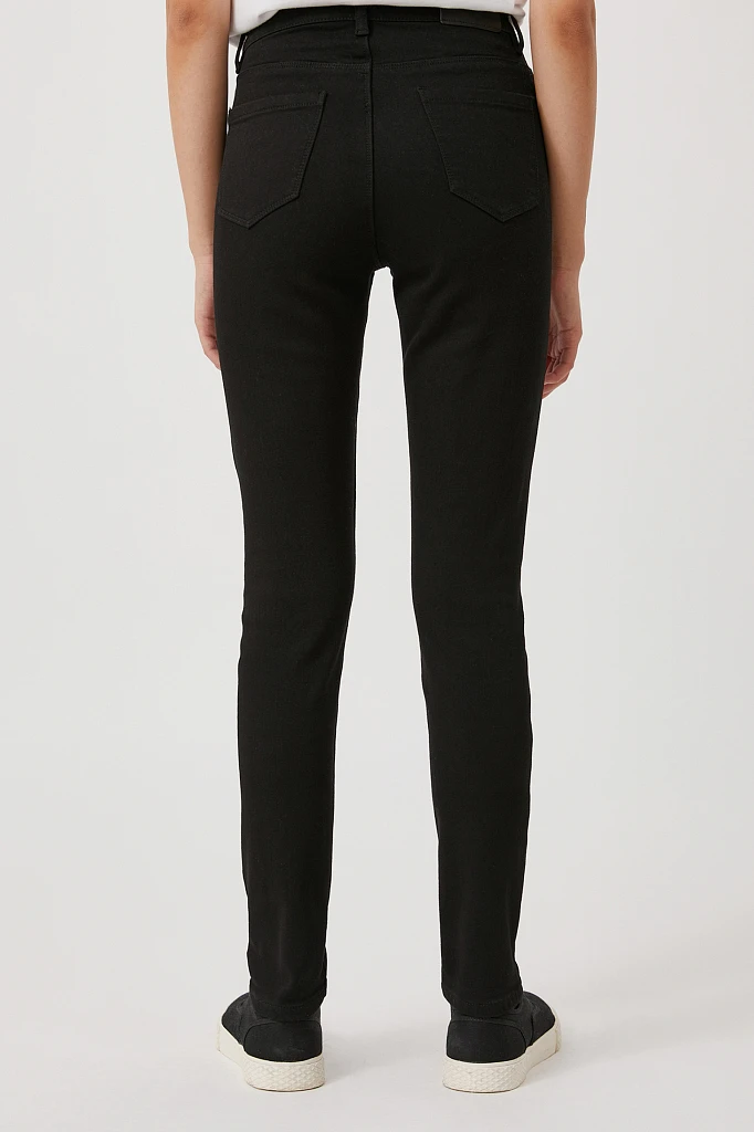 Утепленные джинсы slim fit женские, Модель FAB15022, Фото №4