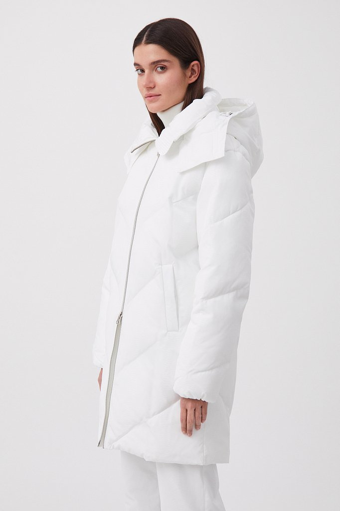 Пальто утепленное прямого силуэта, Модель FAB11013, Фото №3
