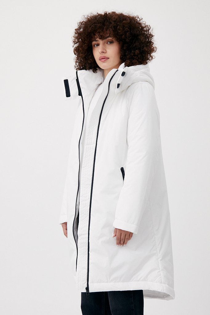 Пальто утепленное А-силуэта, Модель FAB110216, Фото №3