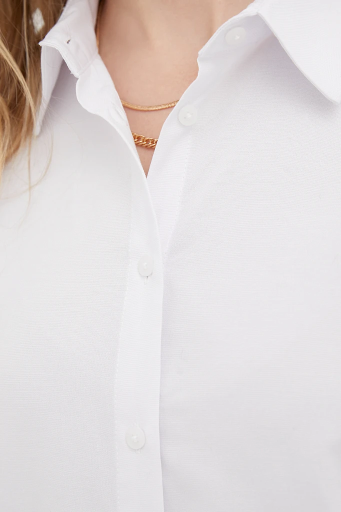 Рубашка женская oversize с объемными рукавами, Модель FAB110114, Фото №6