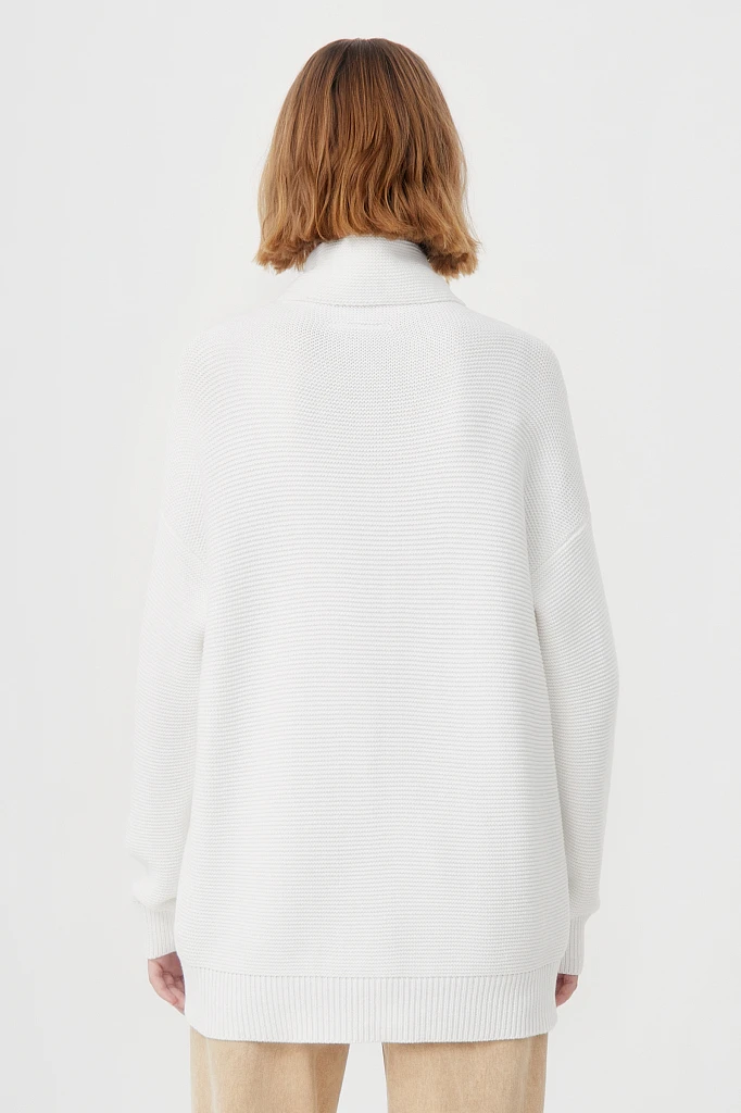 Свитер женский oversize прямого силуэта, Модель FAB111105, Фото №4