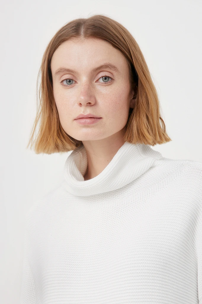 Свитер женский oversize прямого силуэта, Модель FAB111105, Фото №6