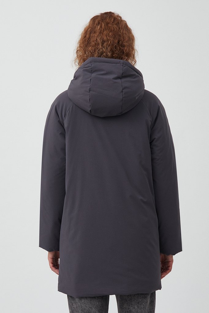 Пальто утепленное прямого силуэта, Модель FAB11016, Фото №5