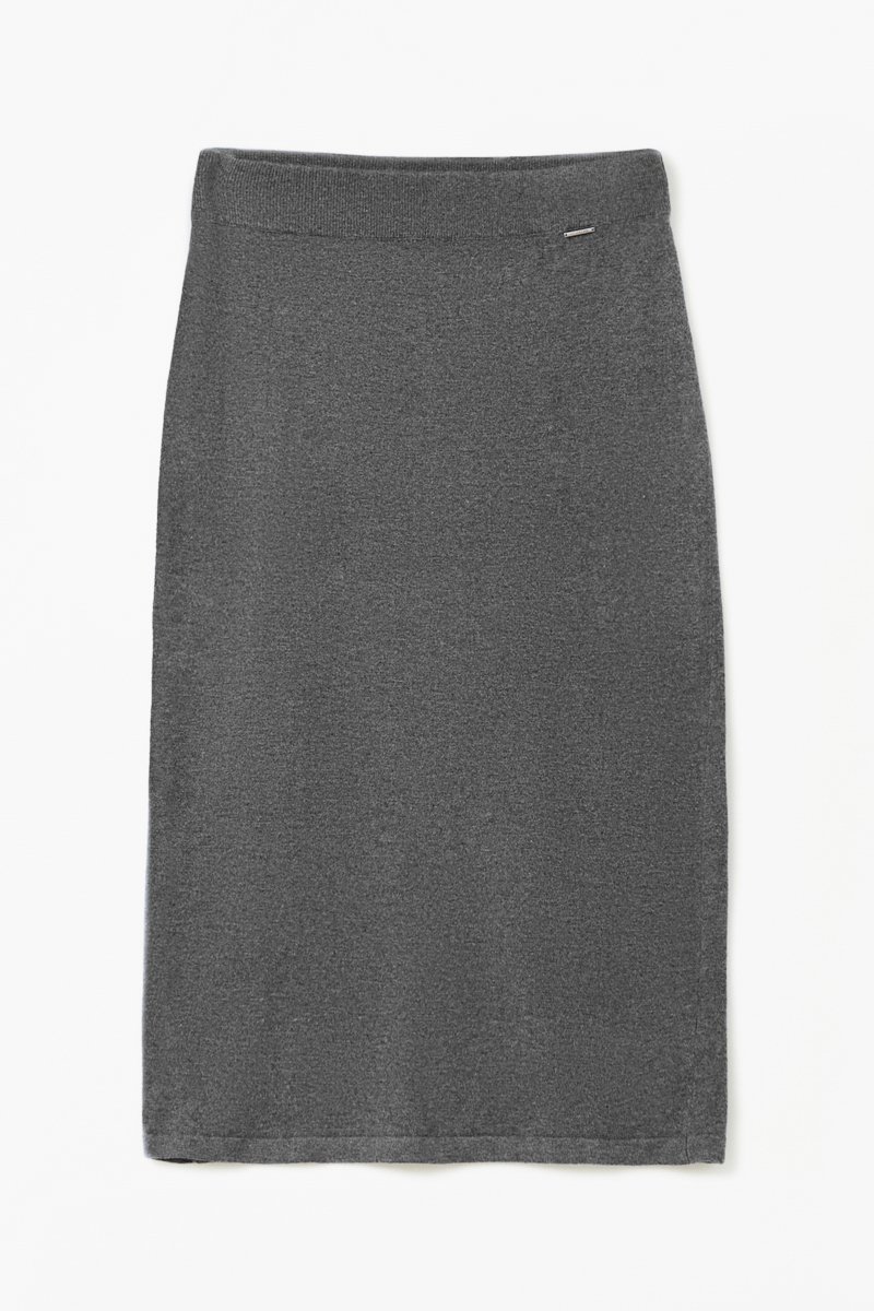 Женская трикотажная юбка с шерстью и ангорой, Модель FAB11188, Фото №6