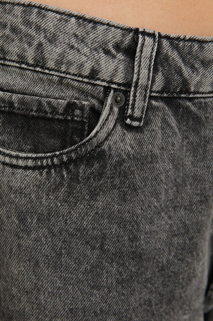 Женские джинсы tapered fit на средней посадке, Модель FAB15003, Фото №5