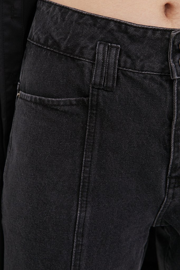 Джинсы женские tapered fit кроя багги, Модель FAB15012, Фото №5