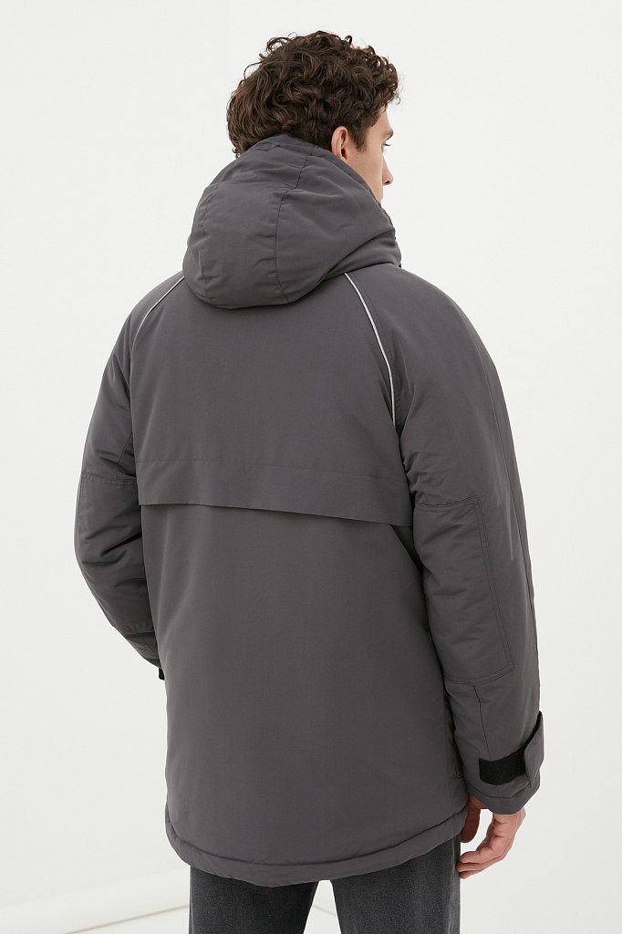 Куртка утепленная с воротником-стойкой, Модель FAB21087, Фото №5