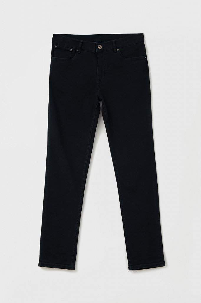 Слегка зауженные мужские джинсы slim fit, Модель FAB25014, Фото №6