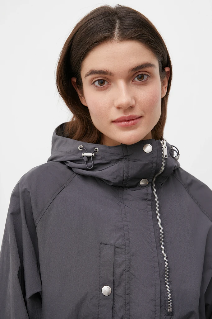 Ветровка женская oversize c резинкой на талии, Модель FAB110198, Фото №5