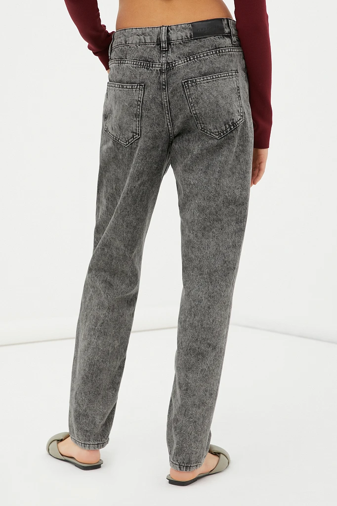 Джинсы tapered fit женские, Модель FAB15003, Фото №4