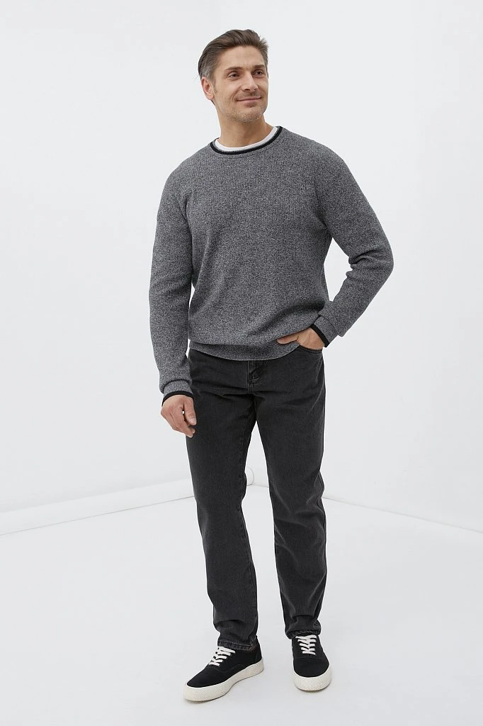Джинсы tapered fit мужские, Модель FAB25006, Фото №1