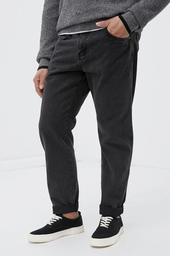 Джинсы tapered fit мужские, Модель FAB25006, Фото №3