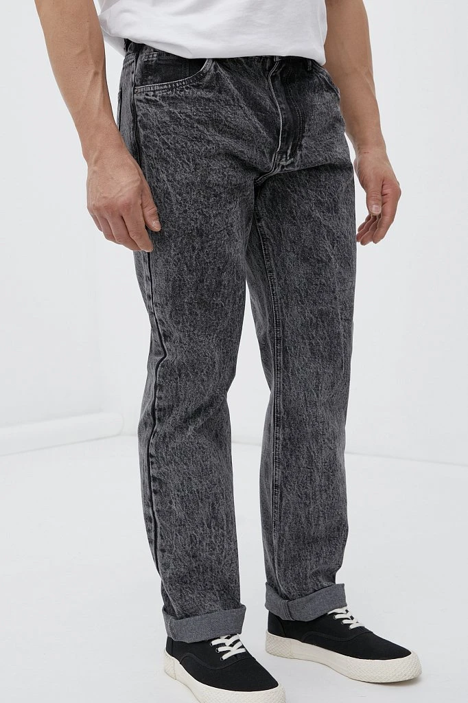 Джинсы straight fit мужские, Модель FAB25009, Фото №3
