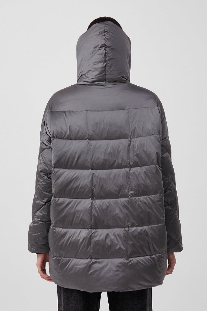 Куртка утепленная широкого силуэта, Модель FAB11051, Фото №5
