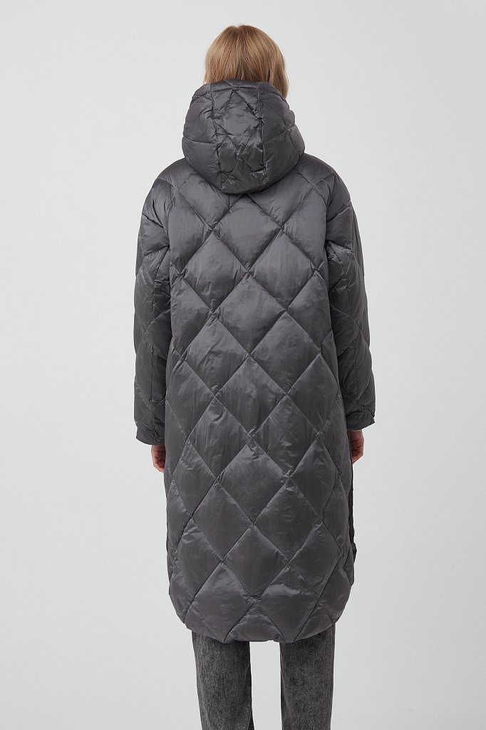 Пальто с натуральным пухом, Модель FAB11052, Фото №5