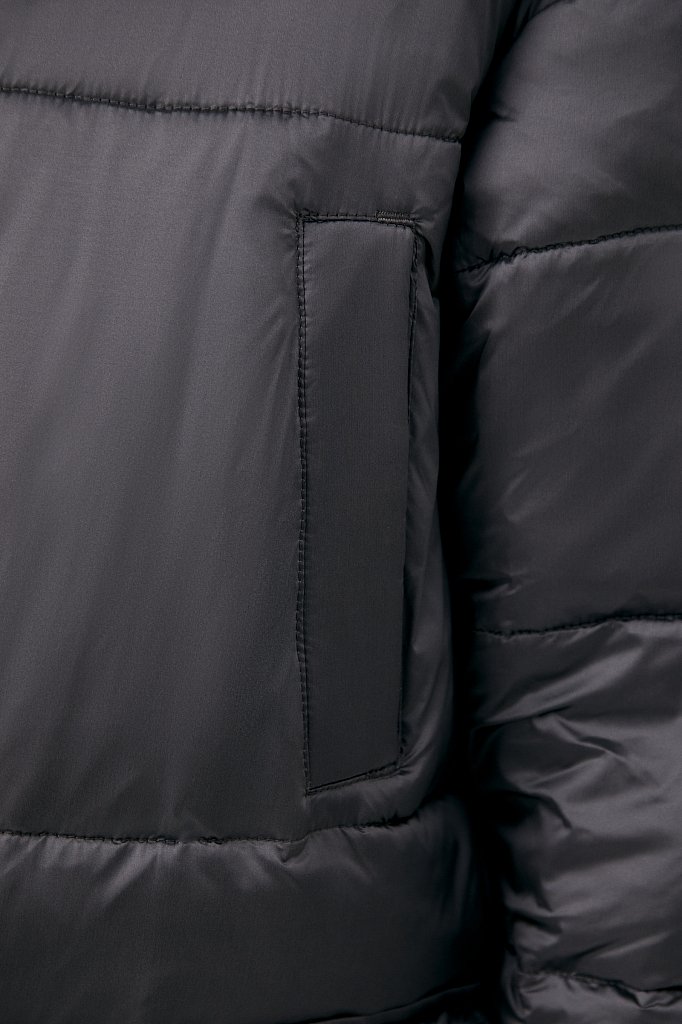 Пальто утепленное прямого силуэта, Модель FAB11067, Фото №6