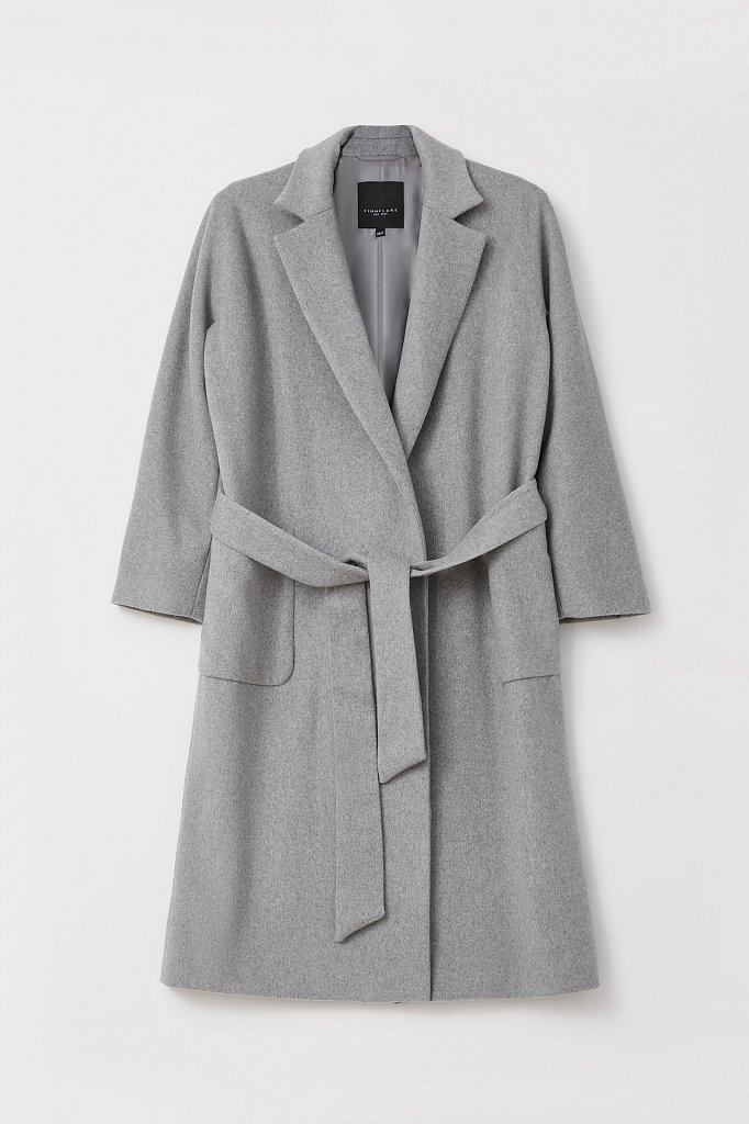 oversize пальто женское с шерстью, Модель FAB11090, Фото №7