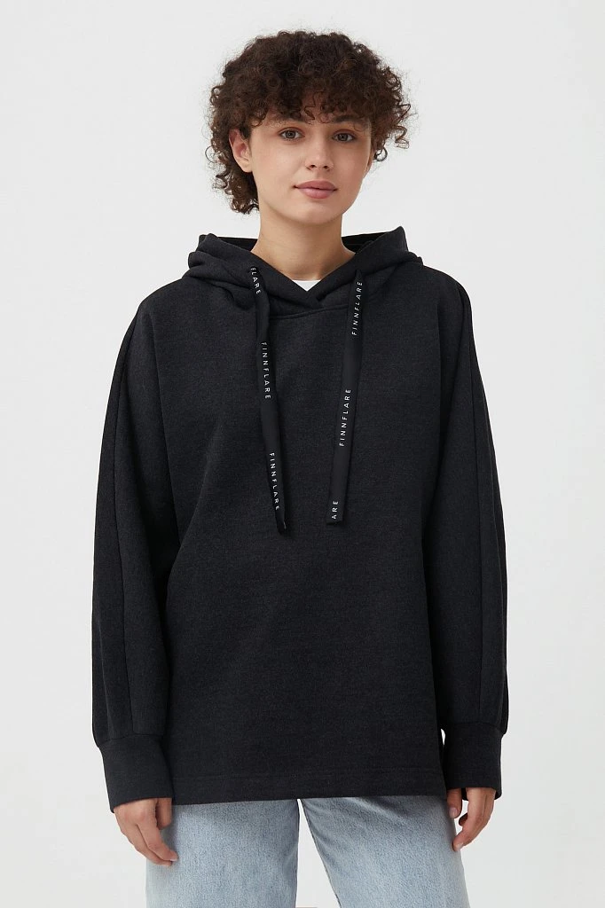 Худи женское oversize с рукавом 