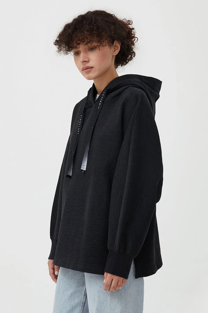Худи женское oversize с рукавом 
