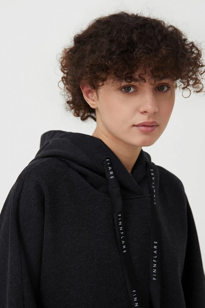 Худи женское oversize с рукавом 