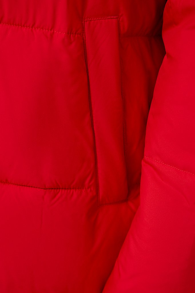 Пальто утепленное силуэта трапеция, Модель FAB110151, Фото №7