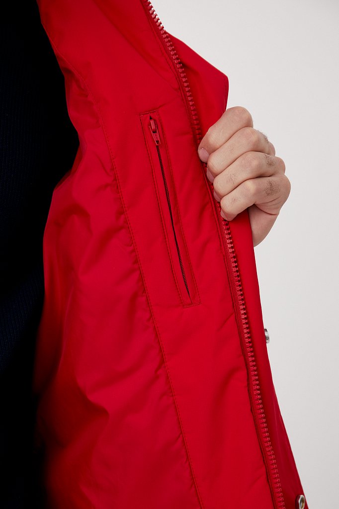 Куртка утепленная прямого силуэта, Модель FAB21046, Фото №4