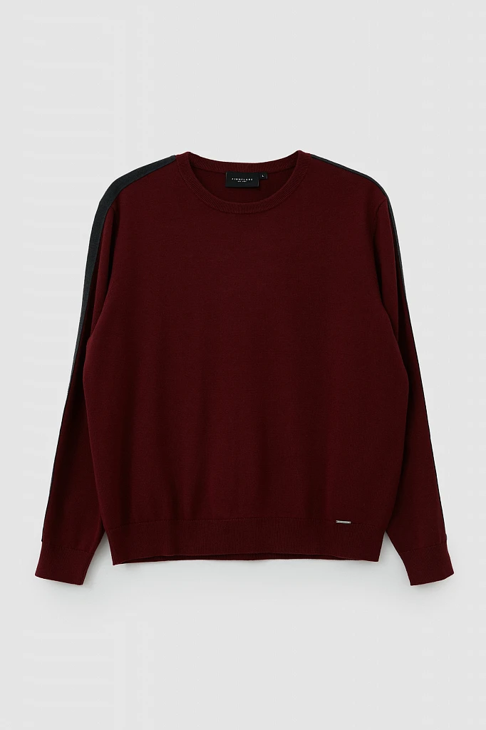 Джемпер вязаный из хлопка, Модель FAB21126, Фото №6