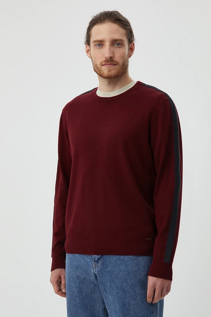 Джемпер вязаный из хлопка, Модель FAB21126, Фото №2