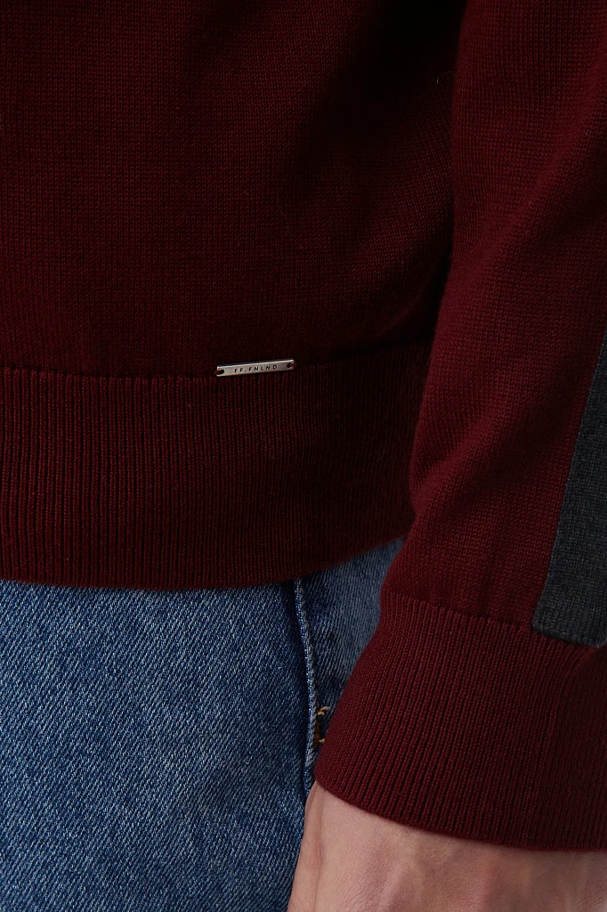 Джемпер вязаный из хлопка, Модель FAB21126, Фото №5