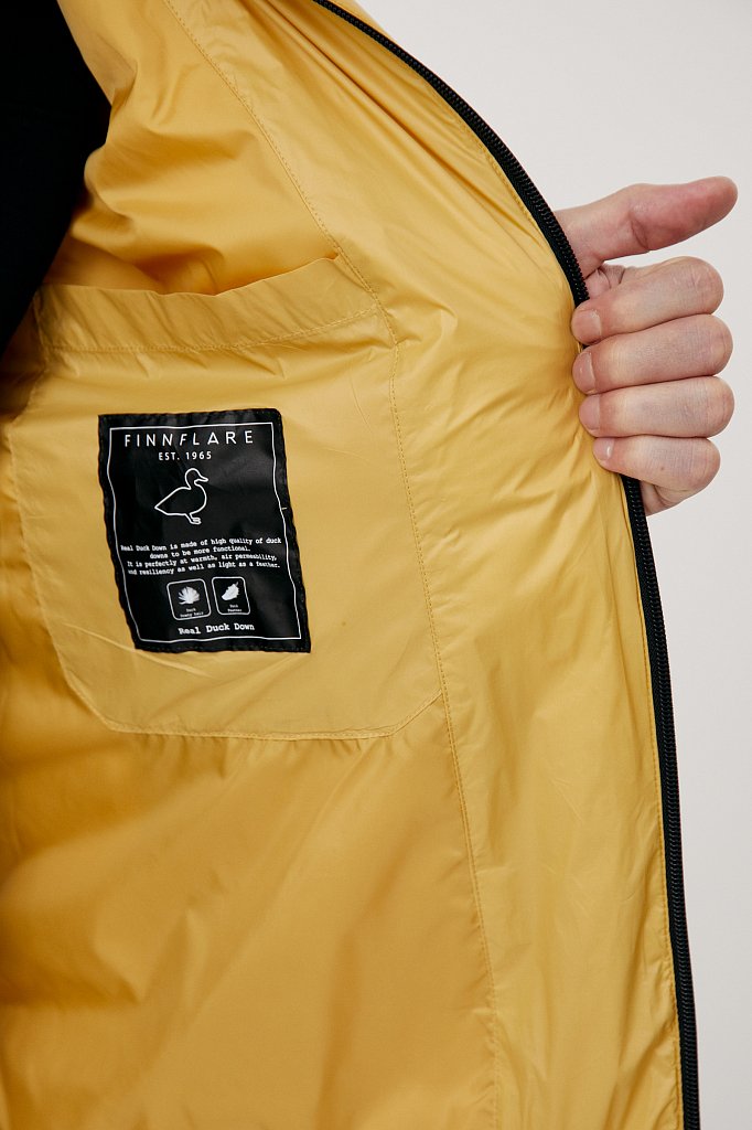 Базовая куртка на натуральном пуху, Модель FAB21012, Фото №4