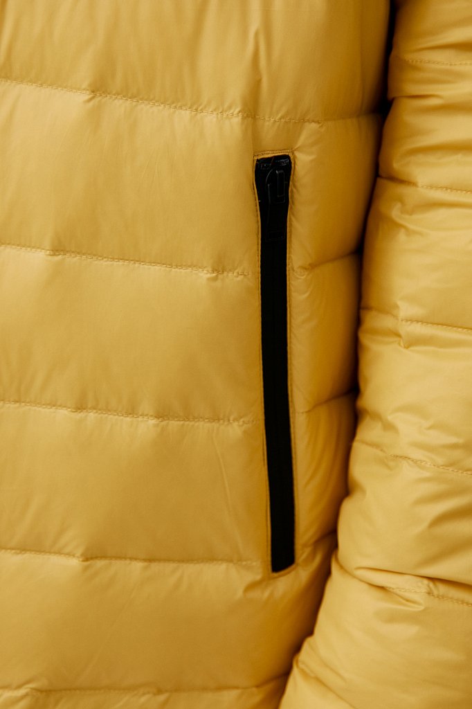 Базовая куртка на натуральном пуху, Модель FAB21012, Фото №7