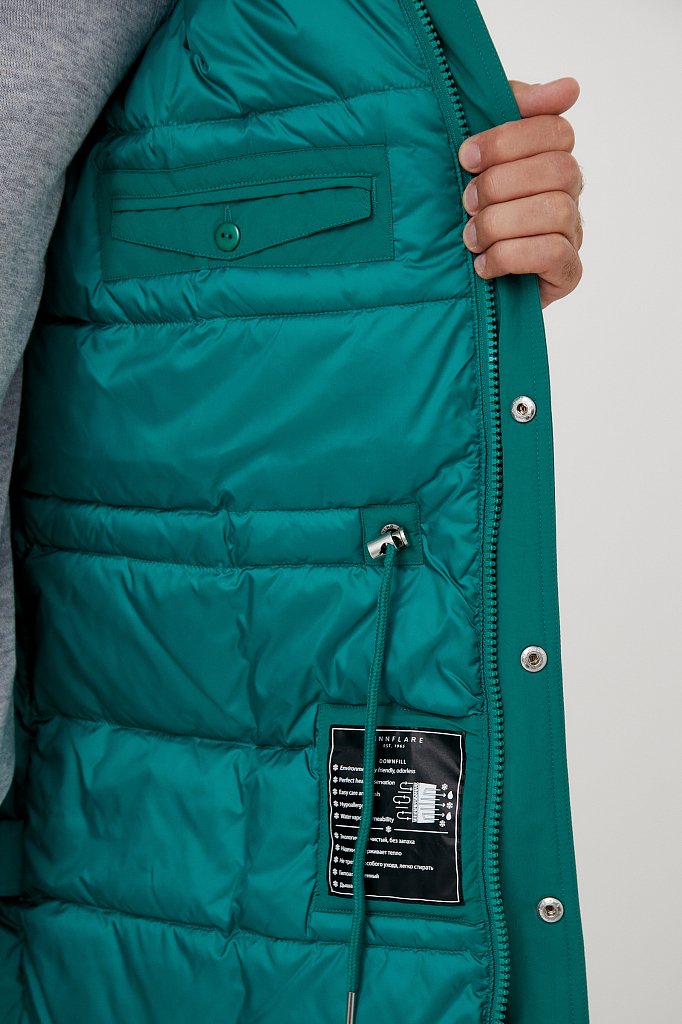 Пальто утепленное прямого силуэта, Модель FAB21066, Фото №5