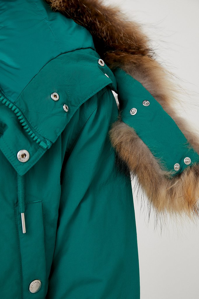 Пальто утепленное прямого силуэта, Модель FAB21066, Фото №8